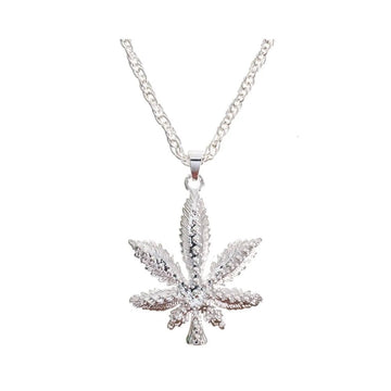 Silver Leaf Necklace